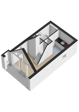 Plattegrond - Langeweg 112-463A, 4511 RN Breskens - FotoXperience-Woningfotografie-Begane grond - 3D_4511RN_112-463B.png